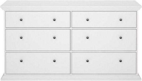 ebuy24 Kommode North Kommode 6 Schubladen weiß.