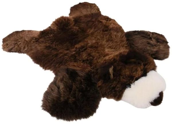 Lammfell - TEPPICH FÜR KINDER- EISBÄR Farbe: Braun