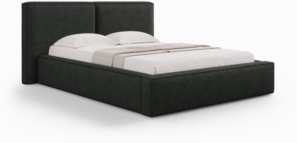 Micadoni Bett Jodie Boucle Baloo Schwarz 160x200