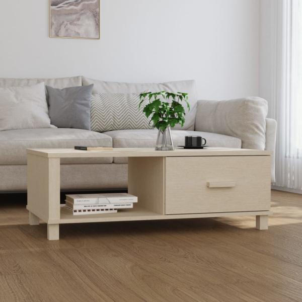 vidaXL Sideboard HAMAR Honigbraun 100x55x35 cm Massivholz Kiefer 340452