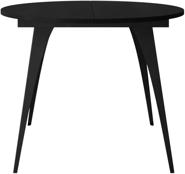 Esstisch Calliso 100, Ausziehbarer, Beine aus Stahl (Farbe: Schwarz) Bild 4