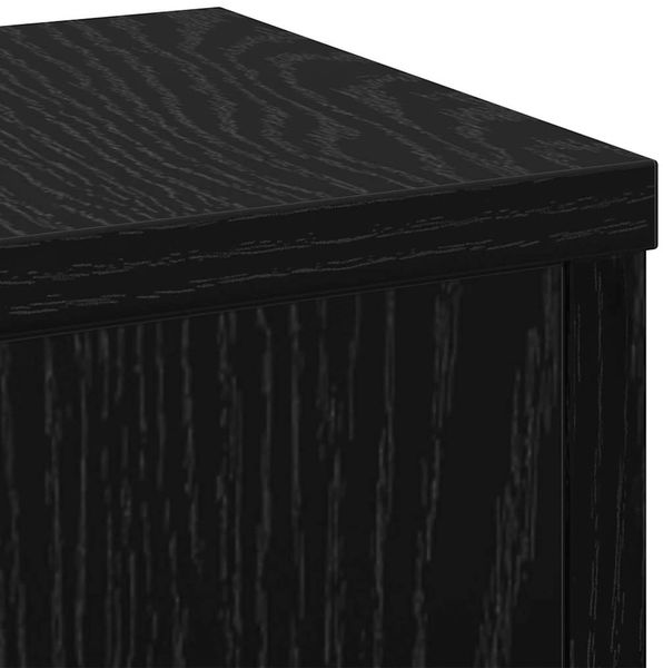 vidaXL Pflanzenständer 2 pcs Schwarz Eichen-Optik 17 x 17 x 60 cm 869233 Bild 8