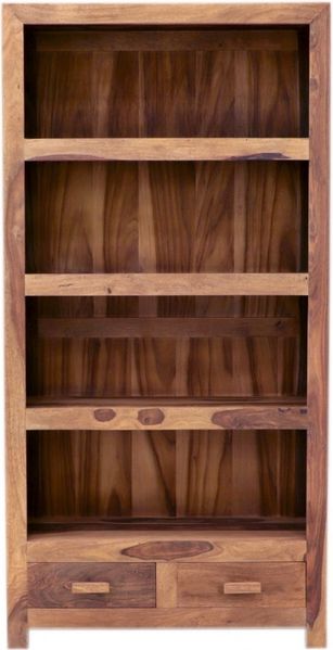 Bücherregal Kali 90x180x35 aus indischem Sheesham-Massivholz