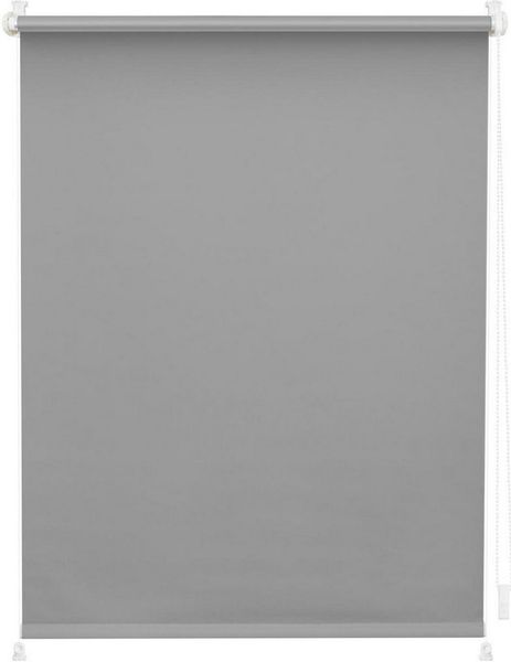 Lichtblick Sonnenschutzsysteme GmbH Verdunklungsrollo Barcelona 90x150 cm (BxL) Grau Verspannt; Klemm- und schraubbar; Thermofunktion Bild 3
