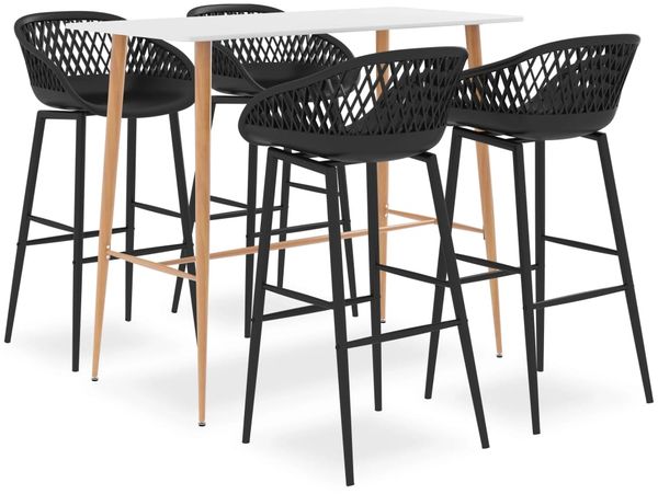 5-tlg. Bar-Set Weiß und Schwarz [3057431]