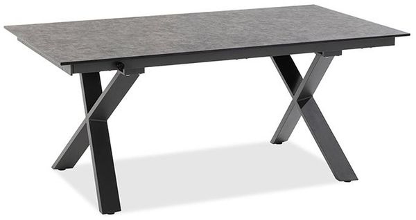 Strato Ausziehtisch grau