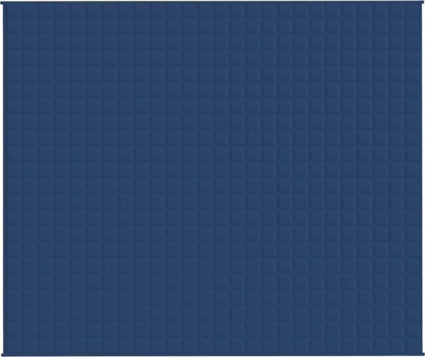 vidaXL Gewichtsdecke Blau 220x260 cm 11 kg Stoff 350802 Bild 3