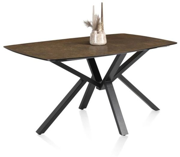 PALACE Esstisch braun HPL 210cm x 110cm x 77cm