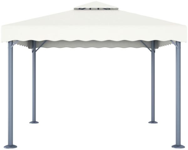 vidaXL Pavillon 300 x 300 cm Creme Aluminium 48058