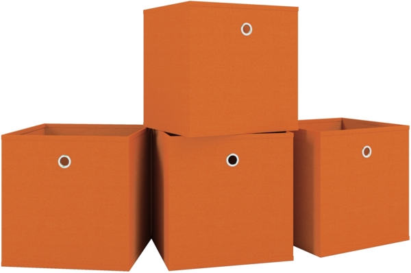 VCM Aufbewahrungsbox Boxas 913530 Orange H. 28 x B. 27 x T. 27 cm