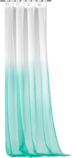Weckbrodt Vorhang Maischa (1 St), Schlaufen, transparent, Voile, Voile, transparent mit Farbverlauf, Gardine, Store
