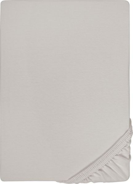 biberna Jersey-Elastic-Spannbetttuch 0077866, sturmgrau, 1x 180x200 cm - 200x220 cm Bild 5