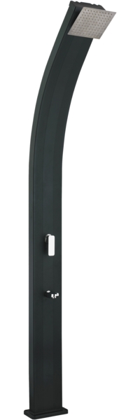 Steinbach Solardusche Slim Line Deluxe - schwarz