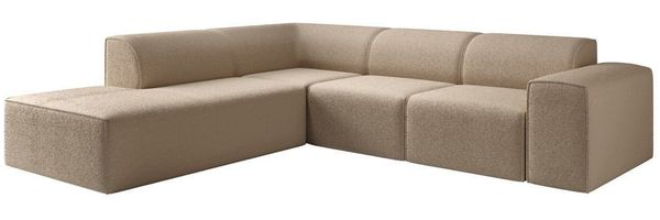 Luxusbetten24 Sofa Designer Sofa Idiola L, in Teddy Bouclé