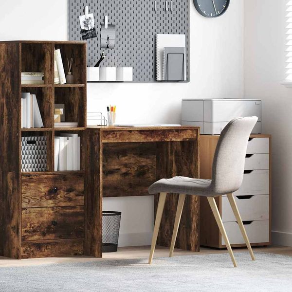 vidaXL Schreibtisch Geräucherte Eiche 70 x 50 x 76 cm 869422