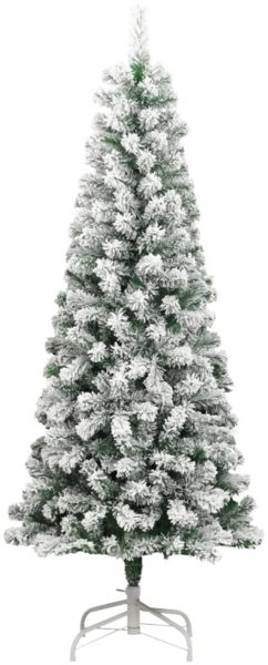 vidaXL Künstlicher Weihnachtsbaum Klappbar Beschneit 180 cm 358381