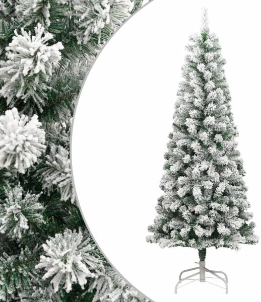 vidaXL Künstlicher Weihnachtsbaum Klappbar Beschneit 180 cm 358381