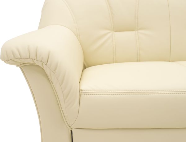 DOMO Collection Papenburg, Ecksofa mit Schlaffunktion, Kunstleder beige, 243 x 180 cm Bild 9
