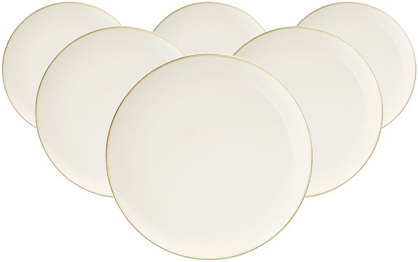 Seltmann Weiden Savona Speiseteller ø 27,7 cm Goldlinie 6er Set