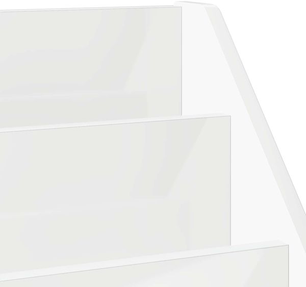 vidaXL Kinderregal Hochglanz Weiß 60 x 29,5 x 69 cm Holzwerkstoff 892393 Bild 10