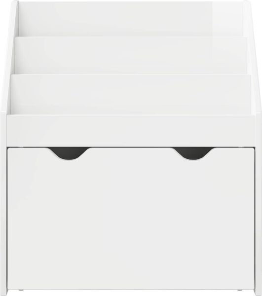vidaXL Kinderregal Hochglanz Weiß 60 x 29,5 x 69 cm Holzwerkstoff 892393 Bild 7
