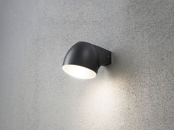 KONSTSMIDE No. 7531-750 Aussenwandleuchte Ferrara 1x High Power LED 3000 K schwarz