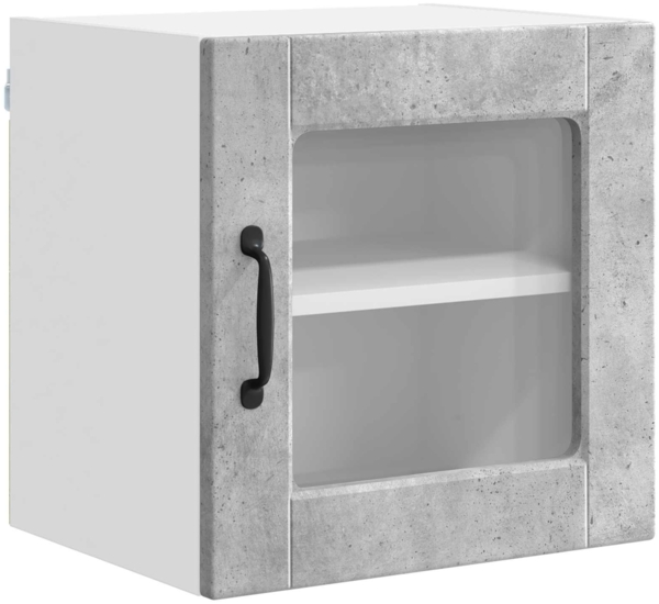 vidaXL Küchenschrank mit Tür Beton Grau 40 x 31 x 40 cm Holzwerkstoff 885191