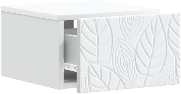 vidaXL Wandmontierter Beistelltisch 2 pcs Weiß 34,5 x 33 x 20 cm 898766 Bild 3