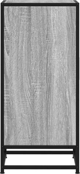 vidaXL Sideboard Grau Sonoma 35,5x35x76 cm Holzwerkstoff und Metall 848962 Bild 6