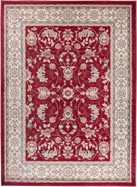Mazovia Orientteppich Oriente Teppich - Traditioneller Teppich Orient Rot, 60 x 100 cm, Geeignet für Fußbodenheizung, Pflegeleicht, Wohnzimmerteppich