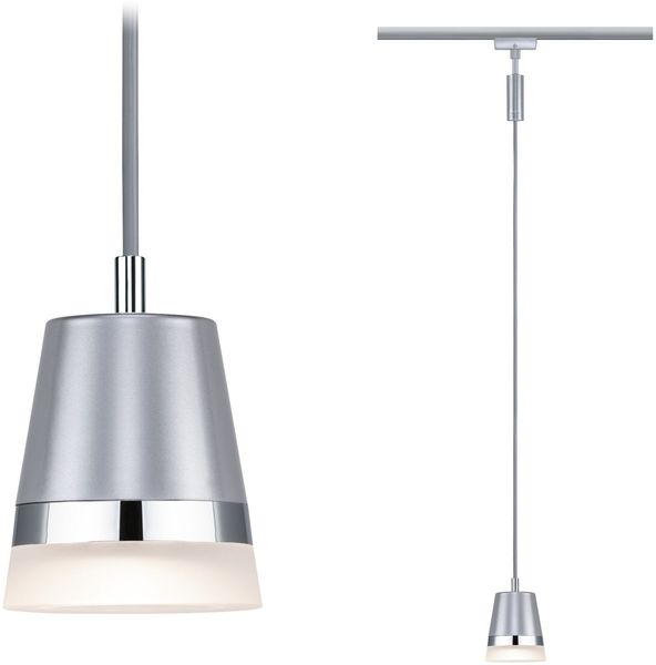 Paulmann URail Pendelleuchte Cone chrom matt 8,4 x 121,4 cm GU10