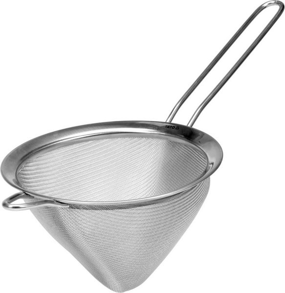TRIZERATOP Küchensieb Abseihlöffel, Drahtsieb, feinmaschig 160mm Maschenweite 0,5mm, Edelstahl 18/8, (Abseihlöffel, Drahtsieb, feinmaschig 160mm Maschenweite 0,5mm, Abseihlöffel, Drahtsieb, feinmaschig 160mm Maschenweite 0,5mm)