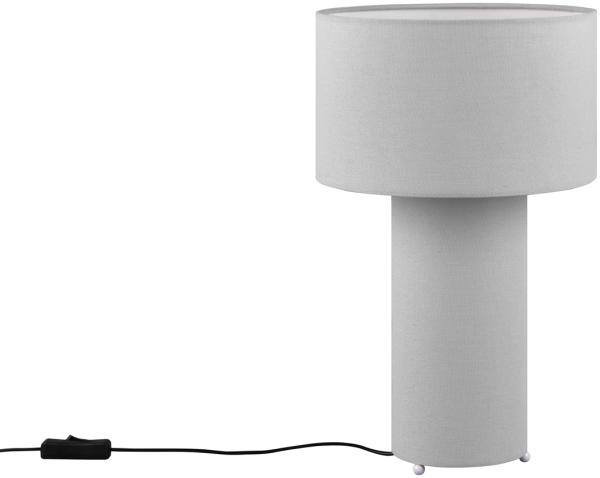 Tischleuchte BALE Korpus und Lampenschirm Stoff Ultimate Grau, Höhe 40cm Bild 2