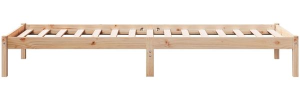 vidaXL Massivholzbett Extra Lang ohne Matratze 100x210 cm Kiefernholz 852404 Bild 5