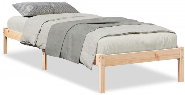 vidaXL Massivholzbett Extra Lang ohne Matratze 100x210 cm Kiefernholz 852404