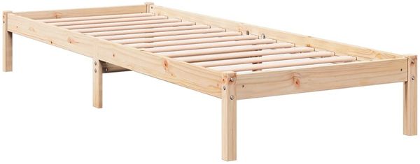 vidaXL Massivholzbett Extra Lang ohne Matratze 100x210 cm Kiefernholz 852404 Bild 6