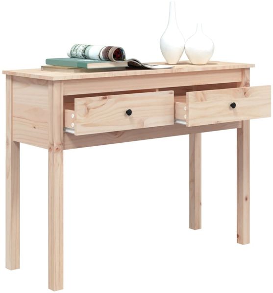 Konsolentisch 100 x 35 x 75 cm Massivholz Kiefer [814614] Bild 5