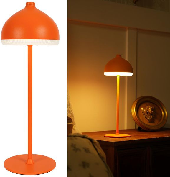 LuminexDesigns Kabellose LED Tischleuchte mit Akku, 3 Lichtfarben & Stufenloser Dimmung – IP54 Wetterfest, Hochwertiger Metallfuß, Blendfreies Stimmungslicht für Wohnzimmer, Schlafzimmer & Outdoor