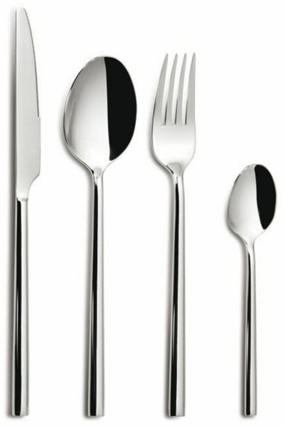 Comas Besteck-Set Oslo Eco 24-tlg, Tafelbesteck, Edelstahl, Silberfarben, 0298 Bild 3