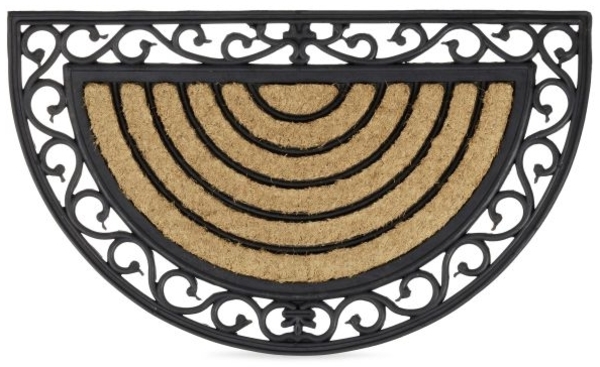 Fußmatte Kokos halbrund 10020191