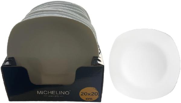 MICHELINO Hochwertige Teller für den perfekten Tisch: Stilvoll und funktional Tiefer Menüteller 3 Stück