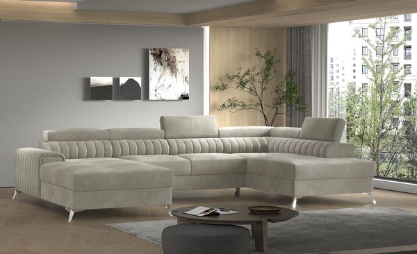Wohnideebilder Lacante Beige Ecksofas & Eckcouches CO-LAC-RT-18SO