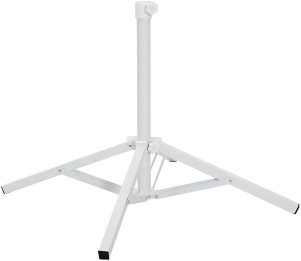 vidaXL Sonnenschirmständer Weiß Stahl für 25-32 mm Mast 42010378