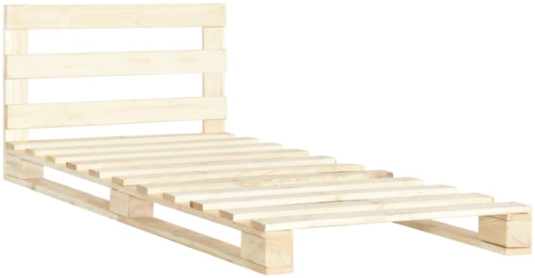 vidaXL Palettenbett Massivholz Kiefer 100×200 cm [285242]