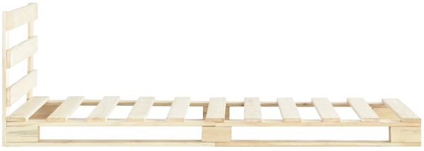 vidaXL Palettenbett Massivholz Kiefer 100×200 cm [285242] Bild 4
