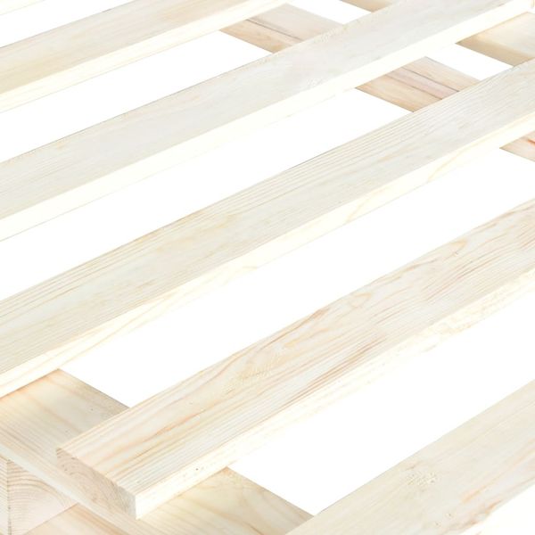 vidaXL Palettenbett Massivholz Kiefer 100×200 cm [285242] Bild 6