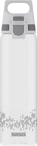 Sigg Trinkflasche stylische Sportflasche mit Einhandverschluss, SIGG Trinkflasche 'Total Clear One MyPlanet' - 0,75 L