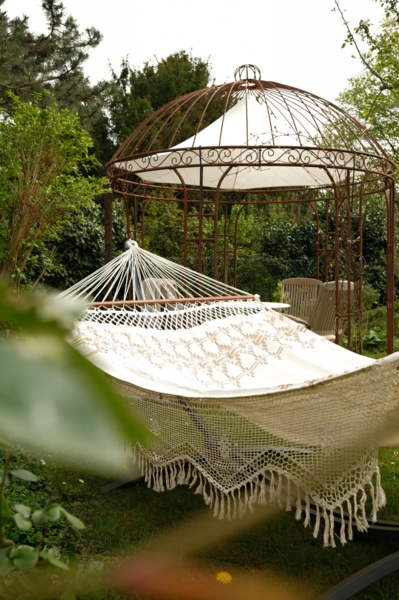 AMAZONAS XXL Makramee Stabhängematte Palacio Boho Liegefläche ca. 240 x 160 cm Bild 3