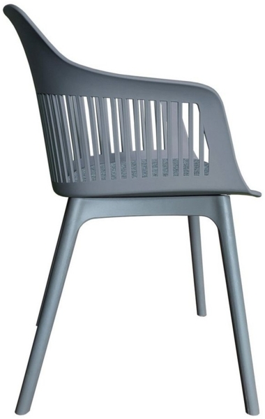 TRISENS Gartenstuhl Helios (1 Stück, 2 St), Terrassenmöbel für Außen- und Innenbereich Essstuhl in eleganter Optik Bild 2