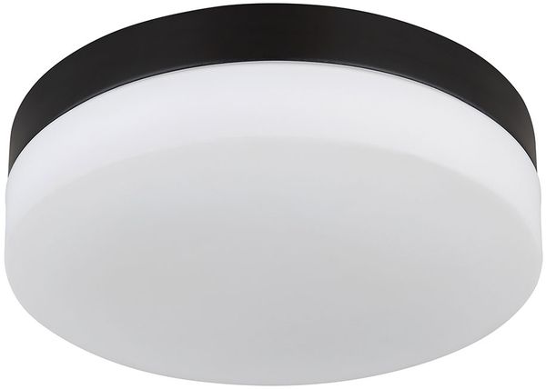 Deckenlampe, Außenleuchte, 2 Flammig, Alu, Glas, D 24 cm
